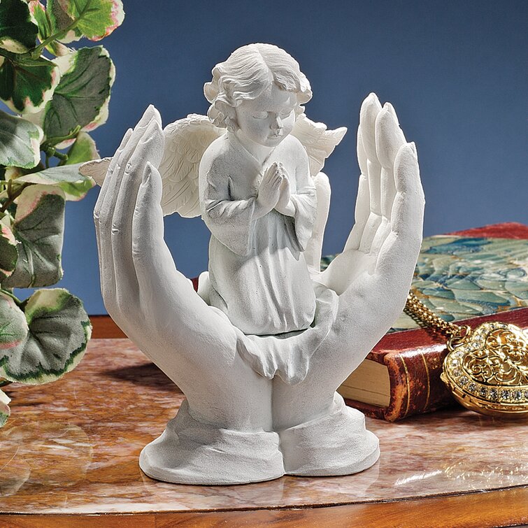 Bonded Marble Prayers of an Angel Figurine